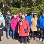 Ulkoilua uuden Tekova hallin takamaastossa 10.04.2025